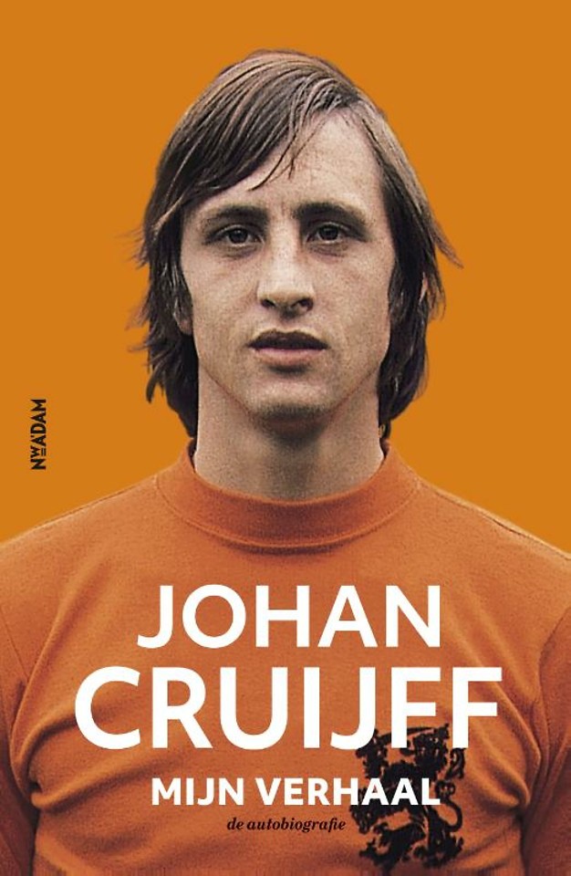Cover van het boek 'Mijn verhaal' de autobiografie van Cruijff.